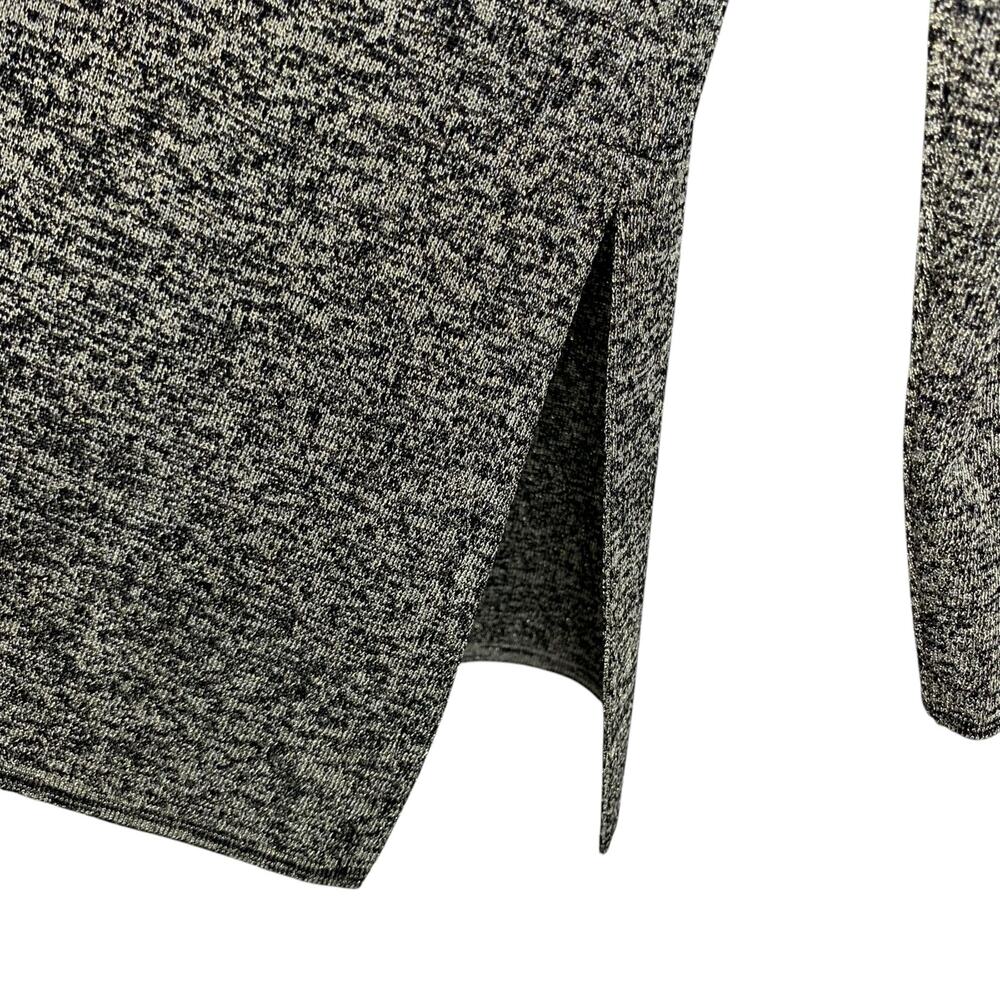 Exclusively Misook Cardigan Open Front Gold Black Metallic Long Sleeve Women's L - Picture 5 of 6